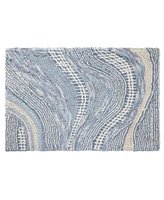 Avanti Waves Cotton Bath Rug, 20" x 30"