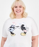 Disney Trendy Plus Mickey & Minnie Kiss T-Shirt