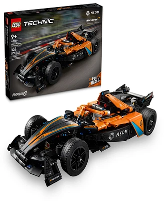 Lego Technic Neom McLaren Formula E Race Car 42169 Toy Building Set, 452 Pieces