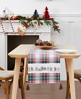 Avanti Holiday Cotton Plaid Runner