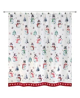 Avanti Winter Snowman Shower Curtain, 72" x 72"