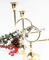 8 Oak Lane French Horn Candlesticks