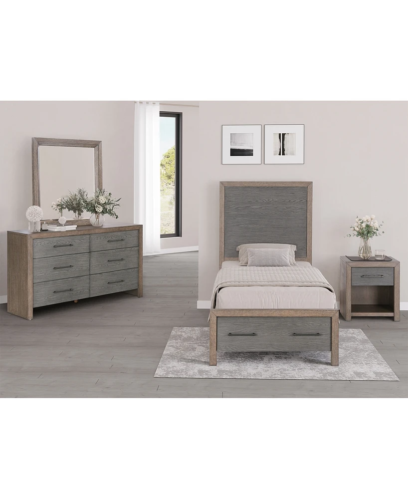 Portmore 3pc Twin Storage Set (Panel Bed, Small Dresser & 1-Drawer Nightstand), Created for Macy's