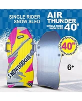 Wham-o Air Thunder 40", Single Rider Snow Sled with Side Handles - 3 Pack