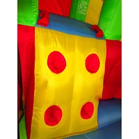 Pogo Bounce House Backyard Kids Inflatable Bounce House with Slide for Kids - Backyard Inflatable Castle Bouncy House - Splash Park Bouncer for Kids