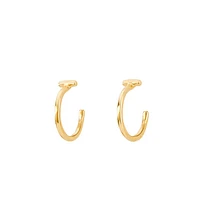 UNOde50 Metal Clad Hoop Earrings