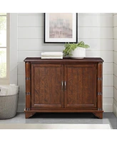 Slickblue 40" Retro Console Table with Adjustable Storage Shelf, Natural Walnut Entryway & Living Room Table