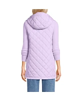 Lands' End Women's Tall FeatherFree Insulated Hooded Vest