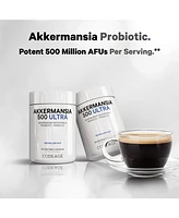 Codeage Akkermansia Muciniphila Probiotic Ultra - High-Potency 500M AFUs Akkermansia Probiotic Supplement