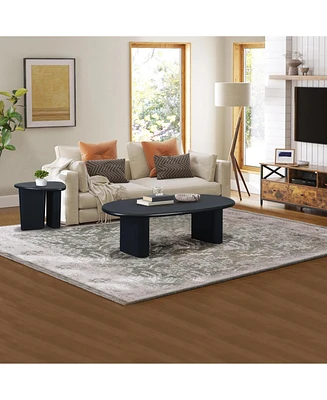 Slickblue 51'' Tapered Tabletop Coffee Table for Modern Living Room Decor