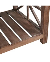 Slickblue Handcrafted Coffee Table In Front Of The Sofa Or Loveseat For Living Room