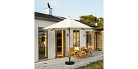 Slickblue 20" Round Plastic Water Injection Base for Parasol, Lightweight and Durable Umbrella Stand for Outdoor Use