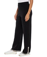 Three Dots Women's Hazel Solid-Color Pull-On Pants