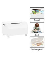 Streamdale Furniture Spacious Mdf Toy Box with Bookshelf for Toys, Books, Arts & Crafts