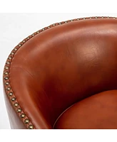 Streamdale Furniture Trenton Swivel Arm Chair - Caramel