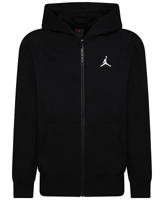 Jordan Big Boys Mj Brooklyn French Terry Full-Zip Hoodie