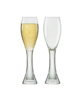 Anton Studio Designs Manhattan Champagne Flutes, Set of 2