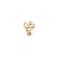 UNOde50 Nailed Heart Shape Metal Alloy Ring