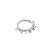 UNOde50 Sterling Silver Plated Metal Alloy Ball Bracelet