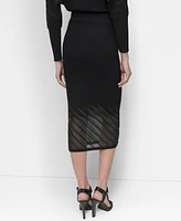 Dkny Women's Ribbed Midi Skirt