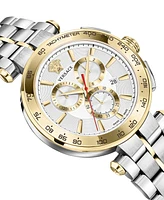 Versace Men's Swiss Chronograph Aion Two-Tone Stainless Steel Bracelet Watch 45mm