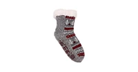 Muk Luks Women's Pieced Cabin Sock