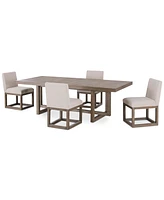 Portmore Pc Rectangular Set (Table & Side Chairs