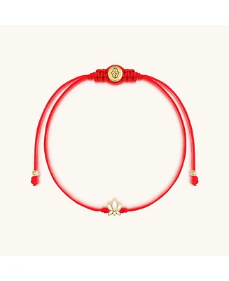 Karma and Luck Innocent Guardian - Lotus Red String Bracelet