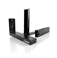 Pyle Universal Wall Mount Sound Bar Speaker Brackets, Adjustable Center Channel Hanging Mounts