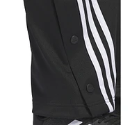 adidas Plus Three-Stripe Snap-Hem Track Pants