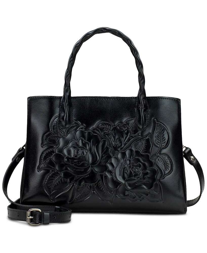 Patricia Nash Genovese Medium Leather Top Handle Bag