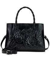 Patricia Nash Genovese Medium Leather Top Handle Bag