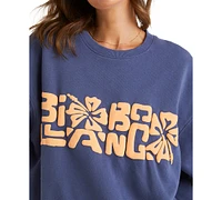 Billabong Juniors' Tiki Vibes Kendall Crewneck Sweatshirt