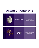 Host Defense MycoBrew Coffee - Instant Coffee Drink Mix - Coffee Powder that Includes Lion's Mushroom - Drink Mix with 100% Arabica Instant Coffee