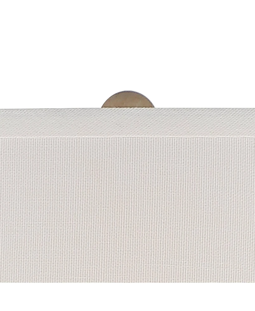 Barnes and Ivy Brighton 27 1/4" Tall Hammered Pot Farmhouse Rustic Modern Coastal Table Lamp Beige Finish Metal Single White Shade Living Room Bedroom