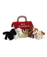 ebba Small My Stable Baby Talk Engaging Baby Plush Toy Multicolor 8"