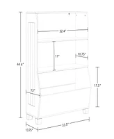 Kids Bookcase with Toy Organizer