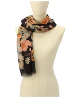 Coach Women's Bad Taste Floral Printed Oblong Scarf