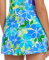 Bleu by Rod Beattie Women's High-Waisted Swim Skirt