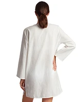 Lauren Ralph Women's Embroidered Tunic Cover-Up