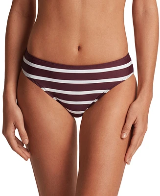 Lauren Ralph Women's Striped Hipster Bikini Bottoms