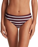 Lauren Ralph Women's Striped Hipster Bikini Bottoms