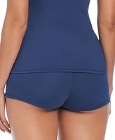 Bleu by Rod Beattie Women's Ring Me Up Skirted Boyshort Bikini Bottoms