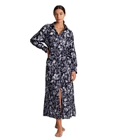 Lauren Ralph Women's Floral-Print Shirt Dress Swim Cover-Up