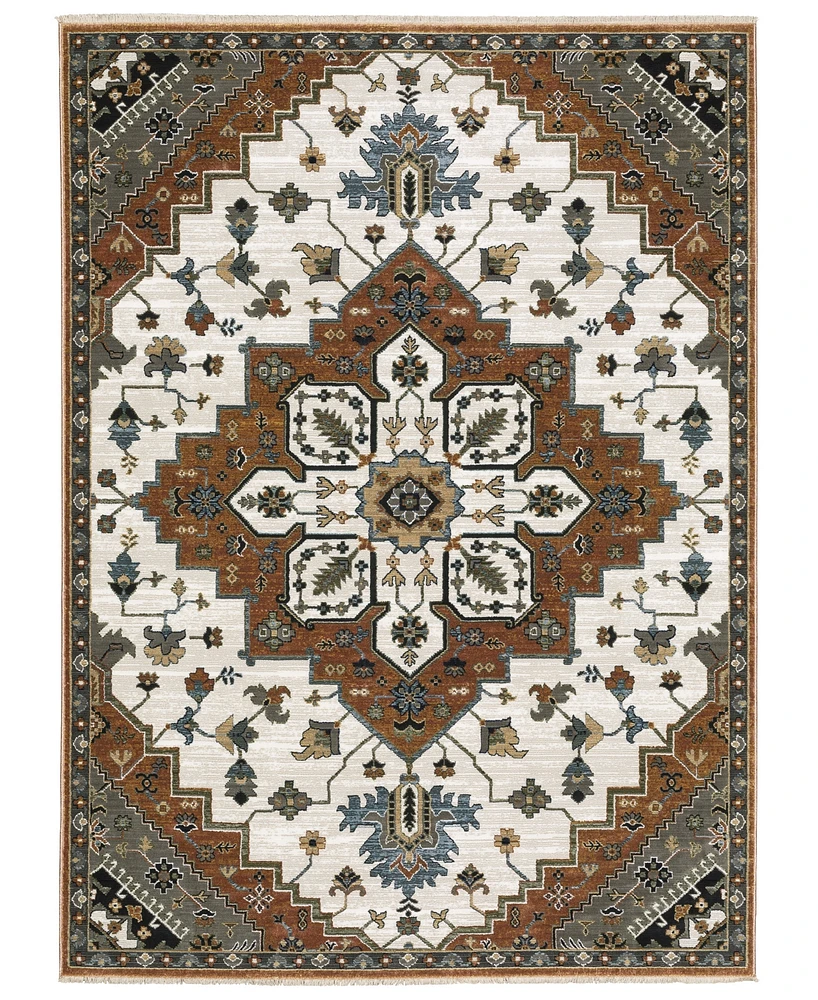 Oriental Weavers Keira KEI03 2'3"x7'6" Runner Area Rug