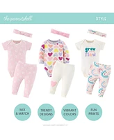 The Peanutshell Baby Girls Baby Layette Gift Set for Baby Girls, Pretty Sweet, 30 Essential Pieces, 0-3 Months