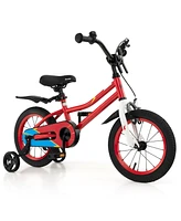 Hongge 14 Inch Kids Bike with 2 Training Wheels for 3-5 Years Old