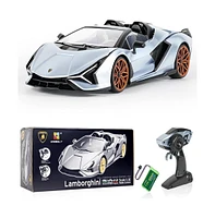 Miebely Lamborghini Remote Control Car 1: 16,Light Blue