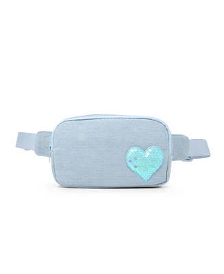 Tiny Treats + Zomi Gems Girls Sequin Heart Belt Bag