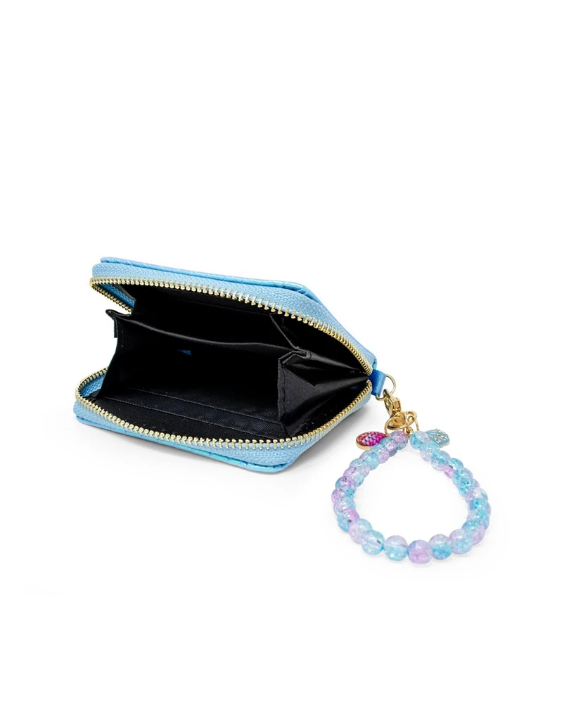 Tiny Treats + Zomi Gems Girls Shiny Seashell Mermaid Wallet